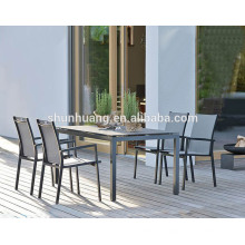 outdoor patio furniture restaurant dining sets metal frame garden chairs